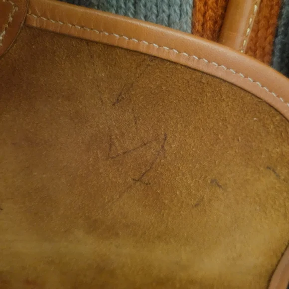 Dooney & Bourke Orange Leather Bag - Picture 6 of 7